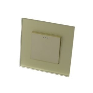 Glas Strömbrytare (Guld)