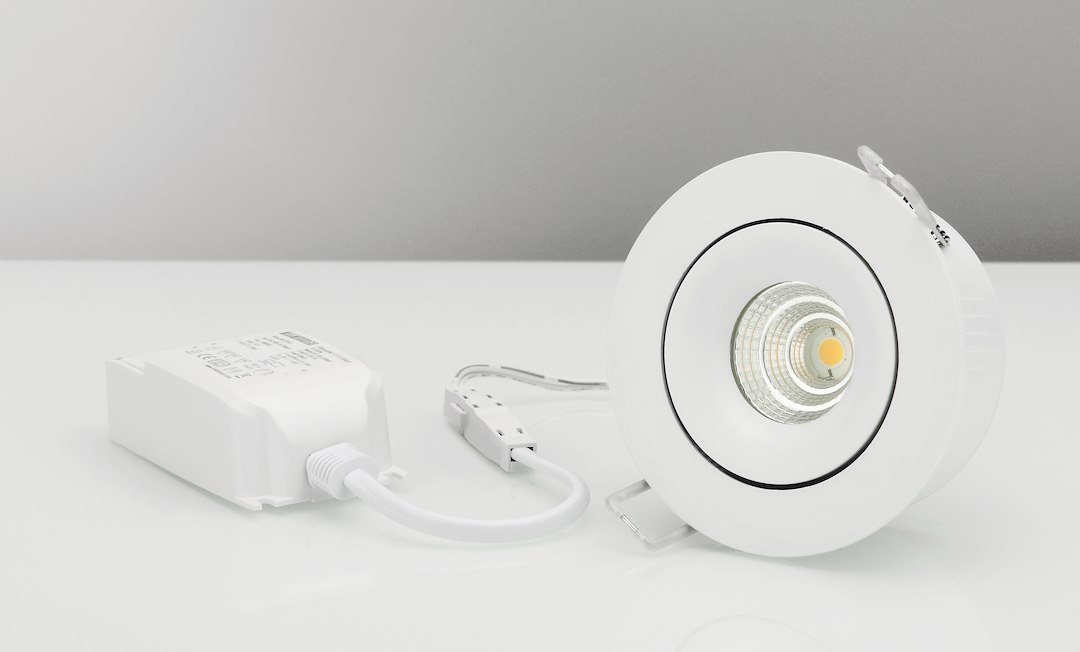 LED-downlight MD-70 Tune, Vit, 230V, IP44